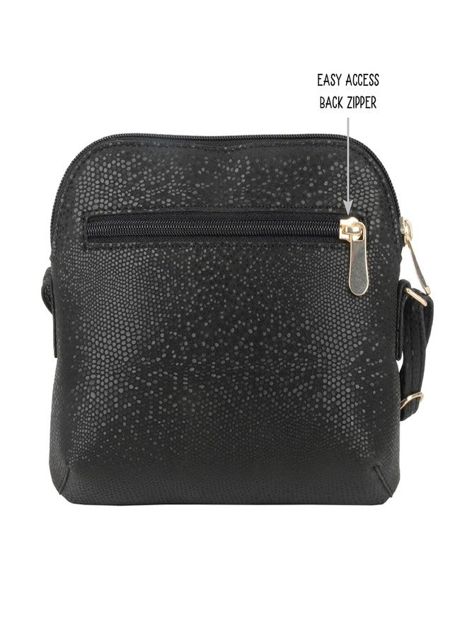 Baggit Women Black Bowling Sling Bag Xxs Size | Ladies Stylish Casual Cross Body Purse Handbag - Image 4